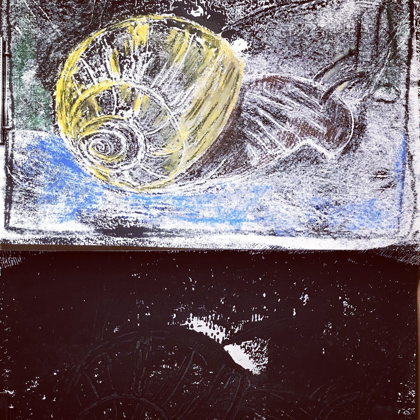Monotype of a snail